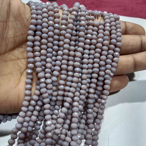 Opaque Purple 4mm Crystal Beads 1200 Beads