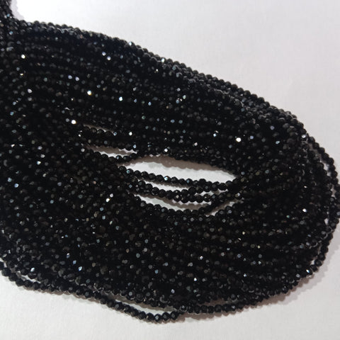 Black 3mm High Quality Crystal Beads 1200pcs