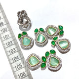 High Quality Kundan Pieces 2 Pcs