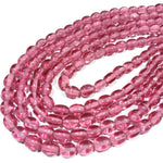 6mm Oval Tumble Glass Beads 40 Beads