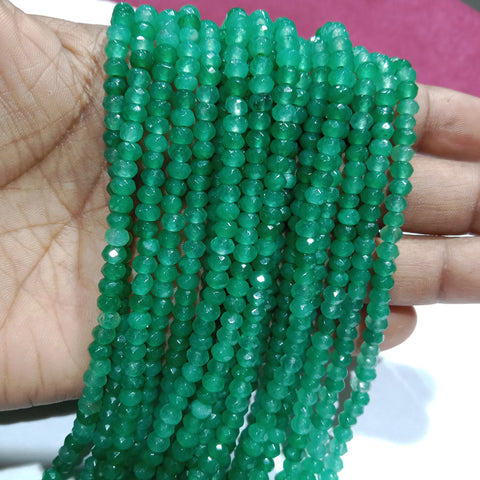 4mm Tier Agate Beads Light Green 100 Pcs