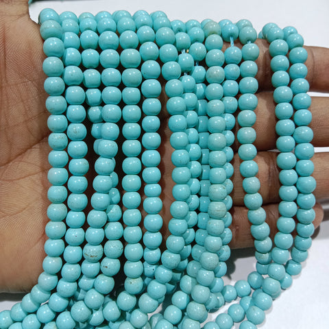 High Quality Tarquaish Blue Pearl Beads