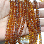 High Quality Brown Crystal Beads