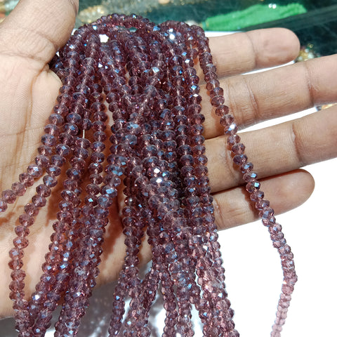 High Quality Purple Crystal Beads
