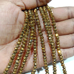 High Quality Golden Crystal Beads