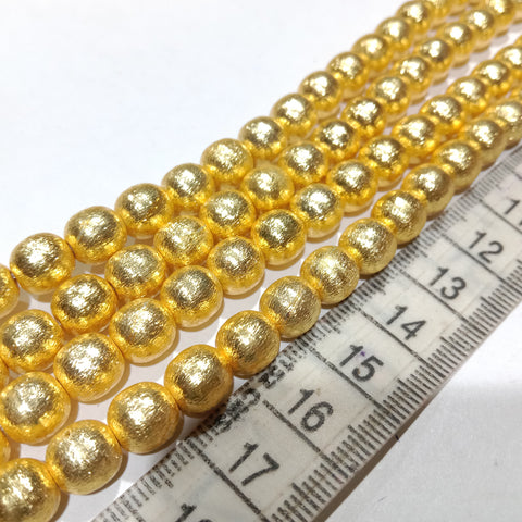 10mm Brass Gold Beads