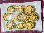 Kundan Brooch Round 10pcs