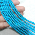 Firozi 4mm Agate Beads 1 string