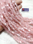 High Quality  Fancy Monalisa Uncut Shape Beads 1 String Baby Pink Colour