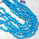 Sky Blue Colour Fancy Uncut Stone Beads 1 String