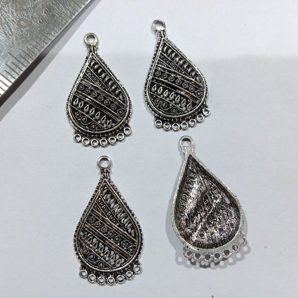 Flipkart.com - Buy Afreen Partywear Silver Black Traditional Hoop Jhumki Bali  Earrings with white beads Pearl Brass Hoop Earring, Jhumki Earring Online  at Best Prices in India