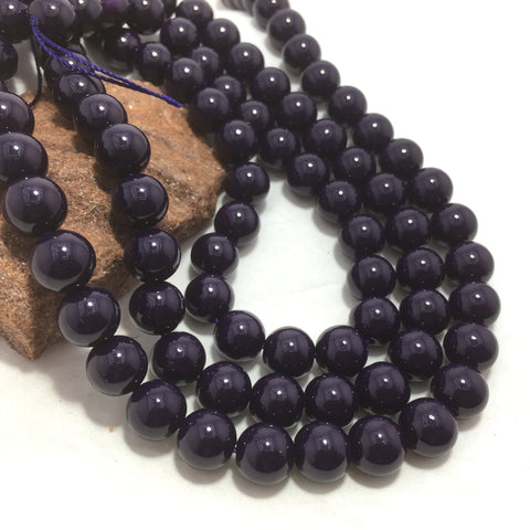 High Quality Dark Purple Pearl Beads