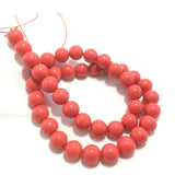 High Quality Red Opaque Pearl Beads