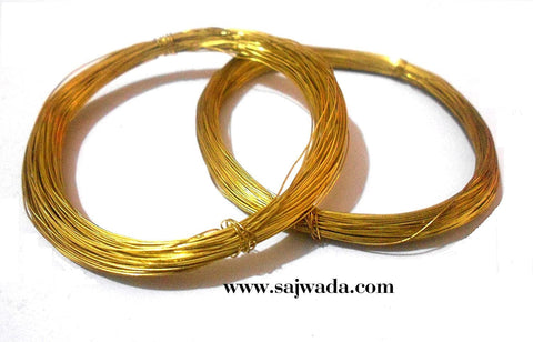High Quality Gold Plated Metal Wire 50g