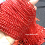 Orange Red 3mm High Quality Hydro Crystal Beads 1200pcs