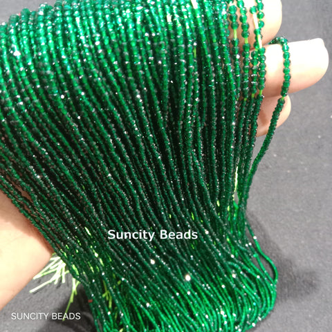 Green 3mm High Quality Hydro Crystal Beads 1200pcs