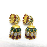 Pachi Jhumka Base 1 Pair