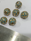 Meenakari Kundan Ball Beads