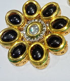 Meenakari Kundan Beads 2pcs