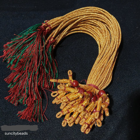 Golden Tassel Rope 24 Pcs