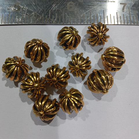 Oxidize Metal Beads 35 Pieces