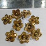 Oxidize Metal Flower Beads 47 Pieces