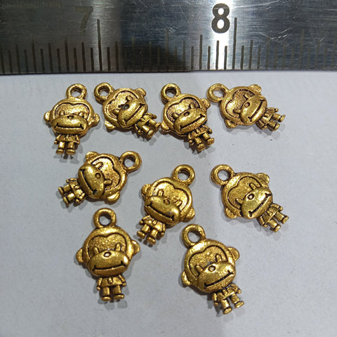 Oxidize Money Charm Metal Beads 150 Pieces