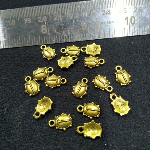 Oxidize Metal Turtle Beads 120 pieces