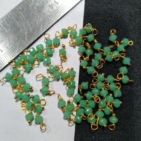 Turquoise Green Loreal Beads 300 Beads