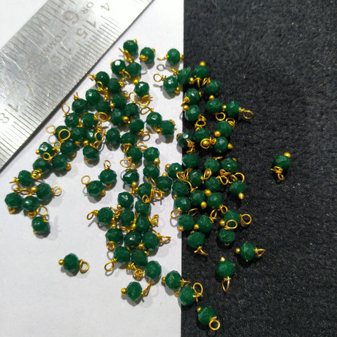 Dark Green Loreal Hanging Beads 300 Beads