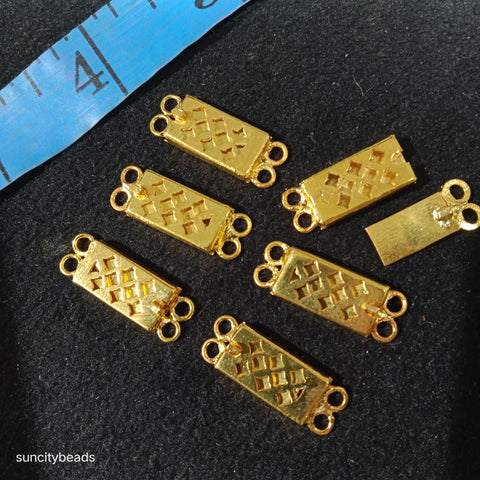 High Quality Gold Polish Multi Layer Lock 6 Pieces