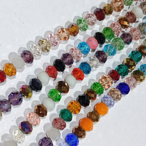 6mm Mix Crystal Beads 900 Pcs