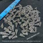 Silver Oxidize Metal Beads 130