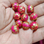 Meenakari Pearl Beads 10 Pcs