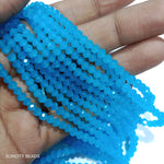 Sea Blue 4mm Crystal Beads 1200 Beads