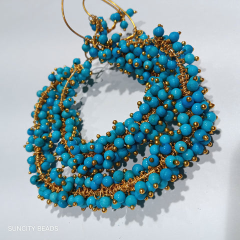 Light Blue Loreal Hanging Beads 700pcs