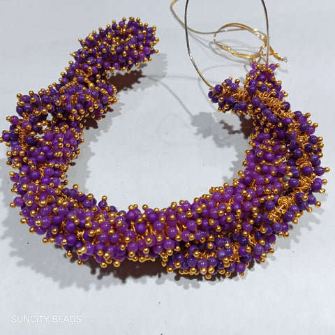 Purple Loreal Hanging Beads 700 Beads