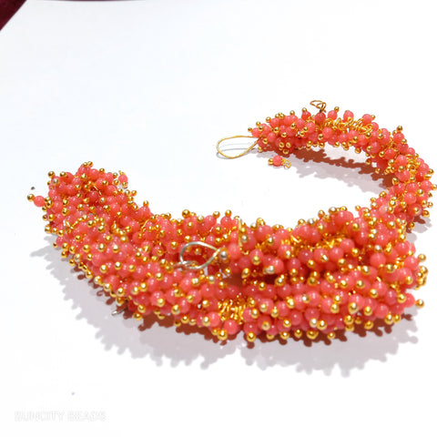 Peach Pink Loreal Hanging Beads 700 Beads