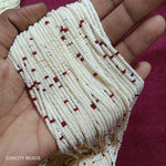 High Quality Maroon Seed Beads Small Size 10 Strings