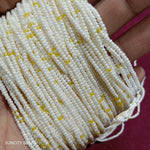 High Quality Yellow Seed Beads Small Size 10 Strings