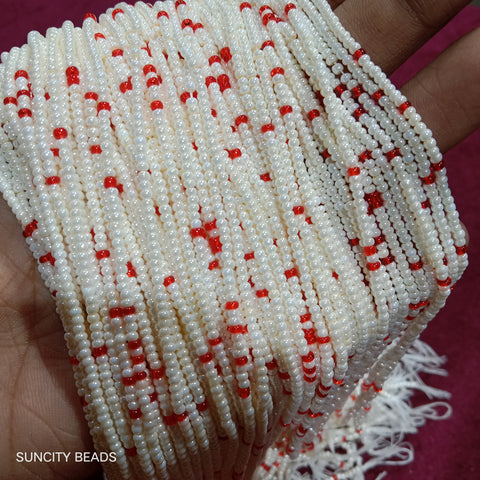 High Quality Red Seed Beads Small Size 10 String