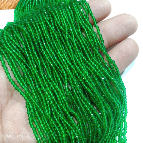 Green 2mm High Quality Crystal Beads 1200pcs