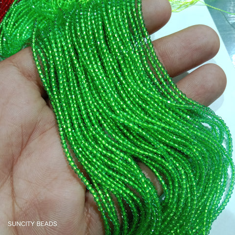 Florocent Green 2mm High Quality Crystal Beads 1400pcs