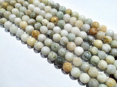 Agate Beads 8mm Shaded White 45 Beads