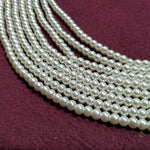 High Qulity White Metallic Pearl Beads