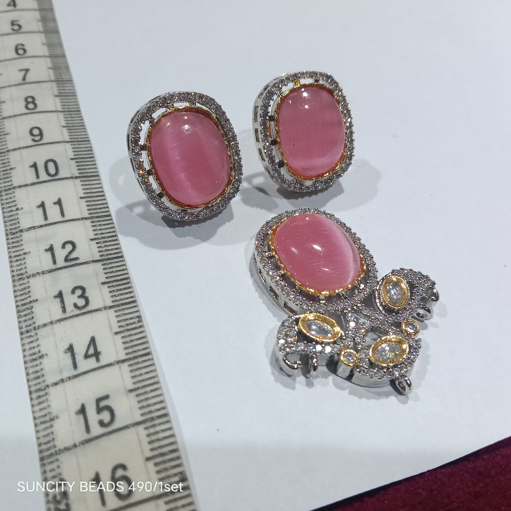 Buy Women Pink And Gold Stone Kundan Drop Earrings  Earrings  Indya