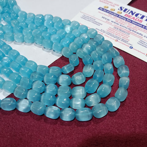 High Quality Light Blue Monalisa Glass Beads