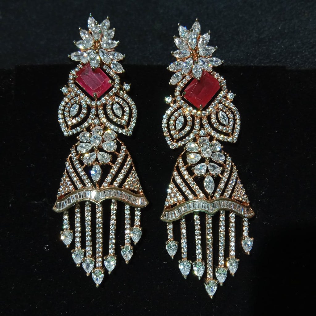 Online Pink Ad Stone Studded Bugadi Earrings, स्टड इयररिंग, स्टड की कान की  बाली - Beeline, Pune | ID: 2850982909273