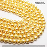 High Quality Golden Metalick Pearl Beads