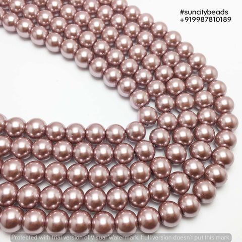 High Quality Purple Metalick  Pearl Beads